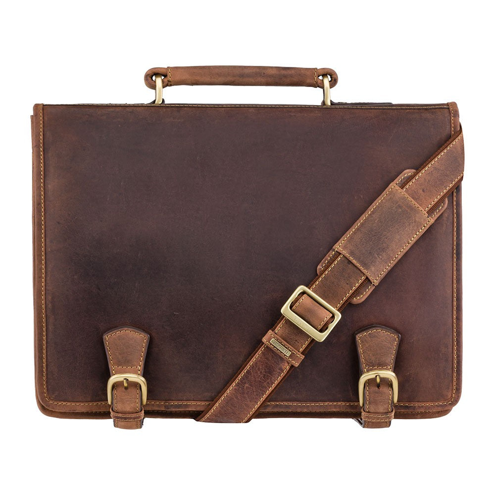 Visconti Hulk - Large Leather Briefcase