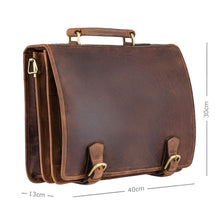 Load image into Gallery viewer, Visconti Hulk - Large Leather Briefcase
