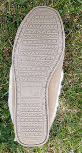 Ladies Camel Slippers PVC sole
