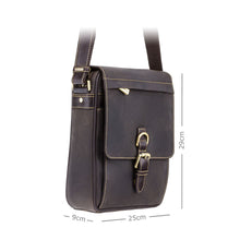 Load image into Gallery viewer, Visconti Link Leather Messenger Bag - A5
