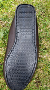 Mens Leather Moccasin Slippers With Cotton Lining