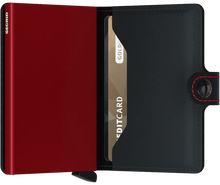 Load image into Gallery viewer, Secrid Matte Black &amp; Red Miniwallet
