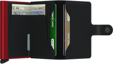Load image into Gallery viewer, Secrid Matte Black &amp; Red Miniwallet
