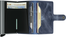 Load image into Gallery viewer, Secrid Vintage Blue Miniwallet
