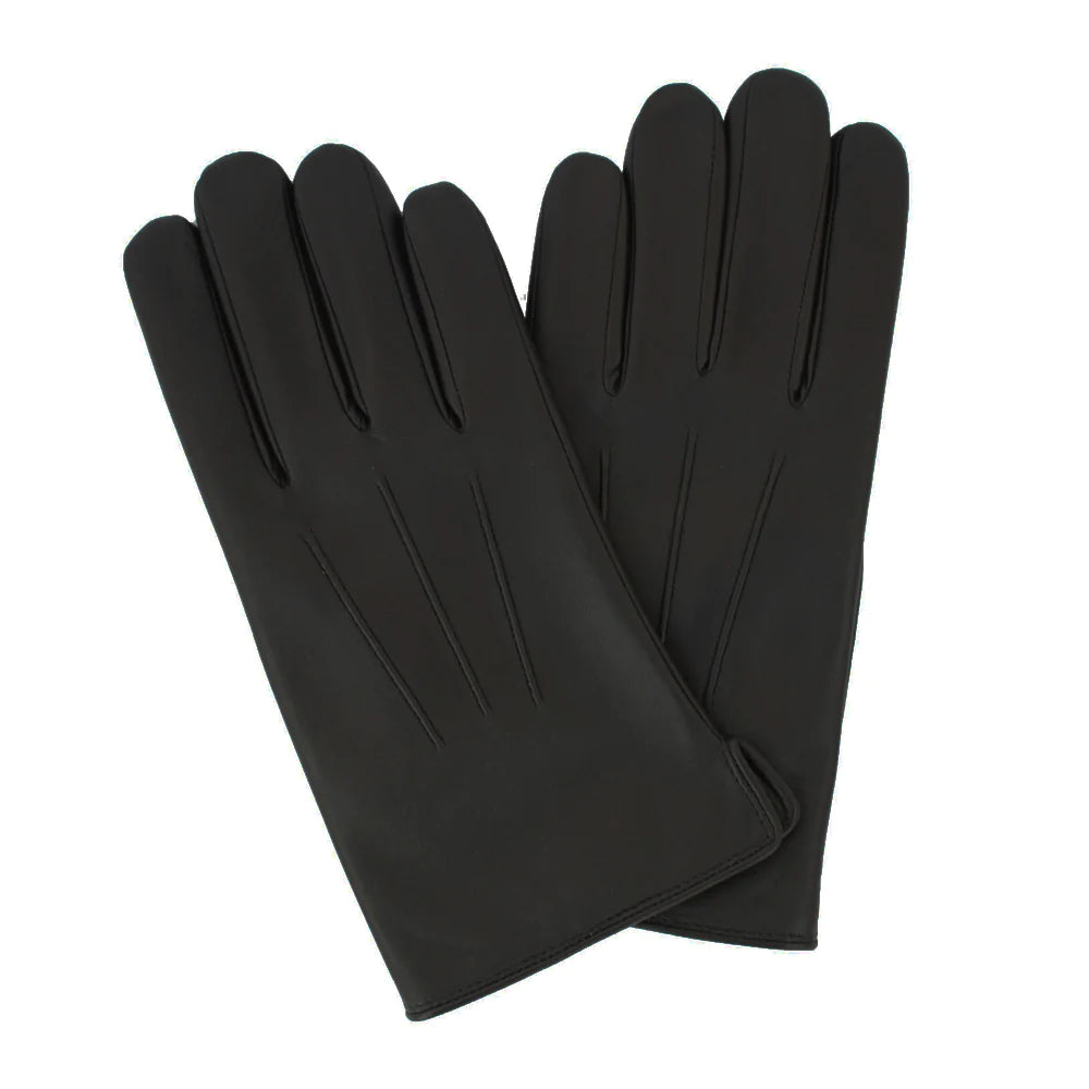Mens 3 Point Stitch Leather Gloves