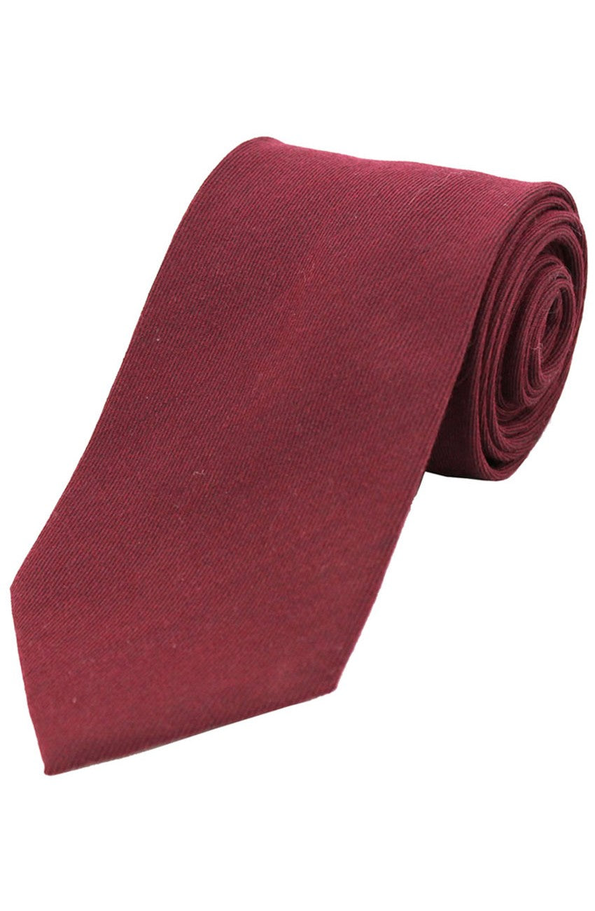 Country Plain Wool Tie