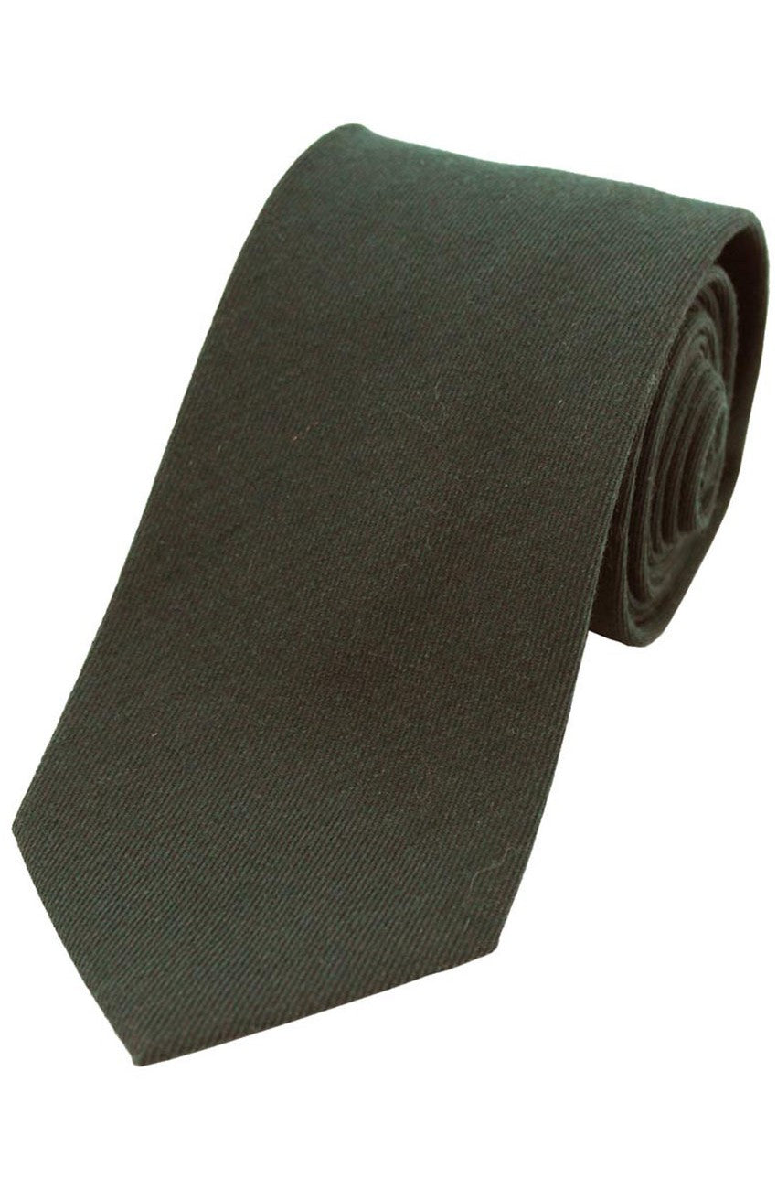 Country Plain Wool Tie