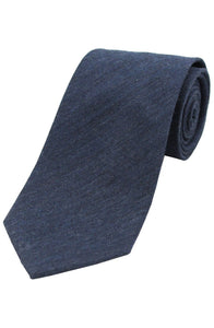 Country Plain Navy Wool Tie