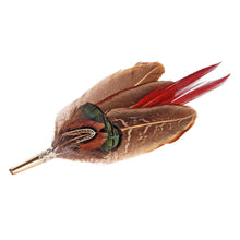 Load image into Gallery viewer, Feather Mount Hat Brooches
