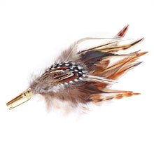 Load image into Gallery viewer, Feather Mount Hat Brooches

