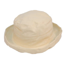 Load image into Gallery viewer, Women&#39;s Linen Sun Hat With Turn-Up Brim
