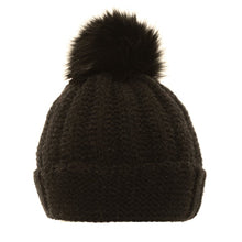 Load image into Gallery viewer, Ladies Fleece Lined Bobble Hat
