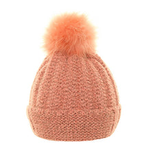 Load image into Gallery viewer, Ladies Fleece Lined Bobble Hat
