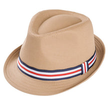 Load image into Gallery viewer, Mens Trilby Hat With Ribbon Band

