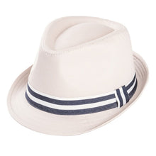 Load image into Gallery viewer, Mens Trilby Hat With Ribbon Band
