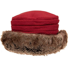 Load image into Gallery viewer, Ladies Fur Trim Fleece Hat
