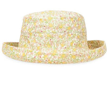 Load image into Gallery viewer, Ladies Floral Print Turn Up Brim Sun Hat
