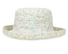 Load image into Gallery viewer, Ladies Floral Print Turn Up Brim Sun Hat
