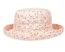 Load image into Gallery viewer, Ladies Floral Print Turn Up Brim Sun Hat

